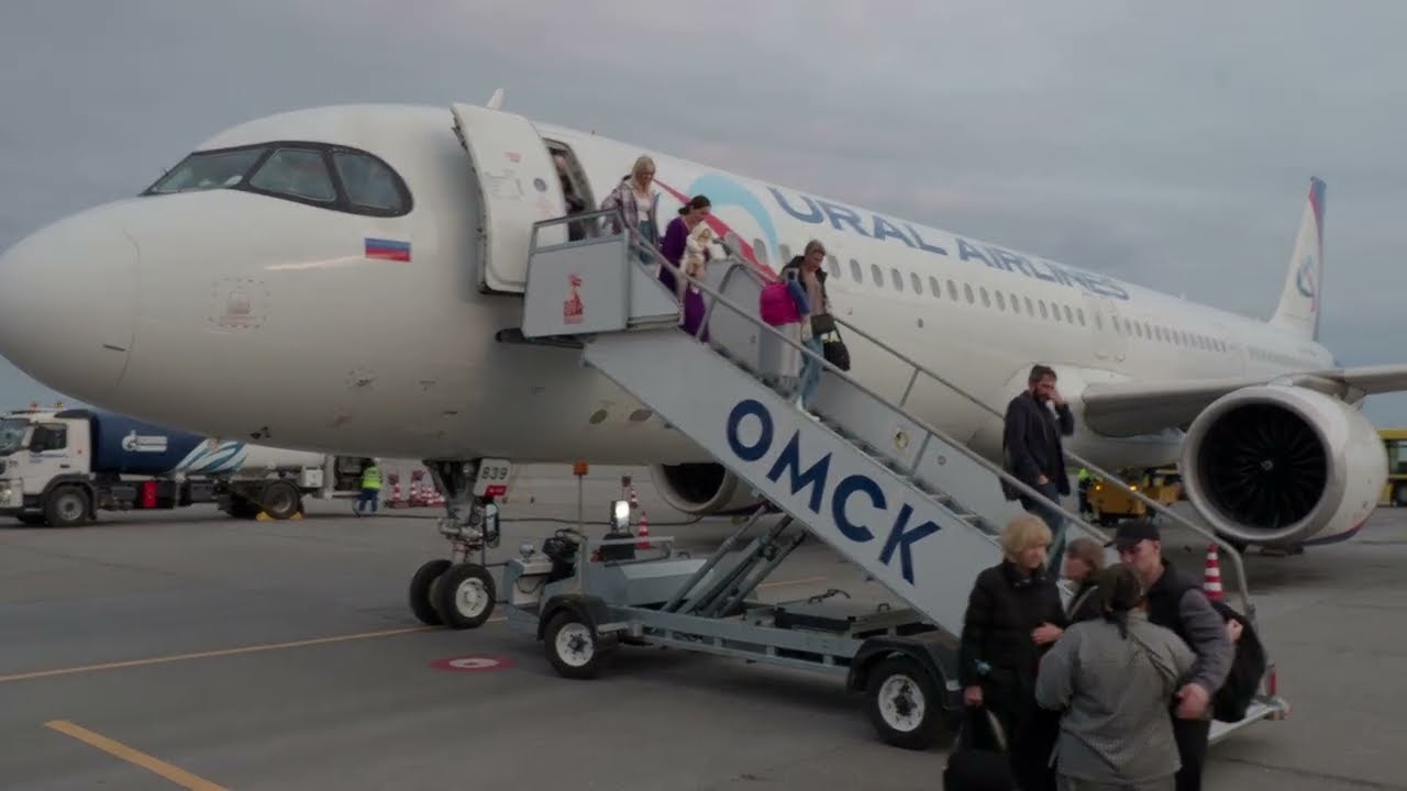 Airbus A321neo full flight - А321 нео Уральские Авиалинии
