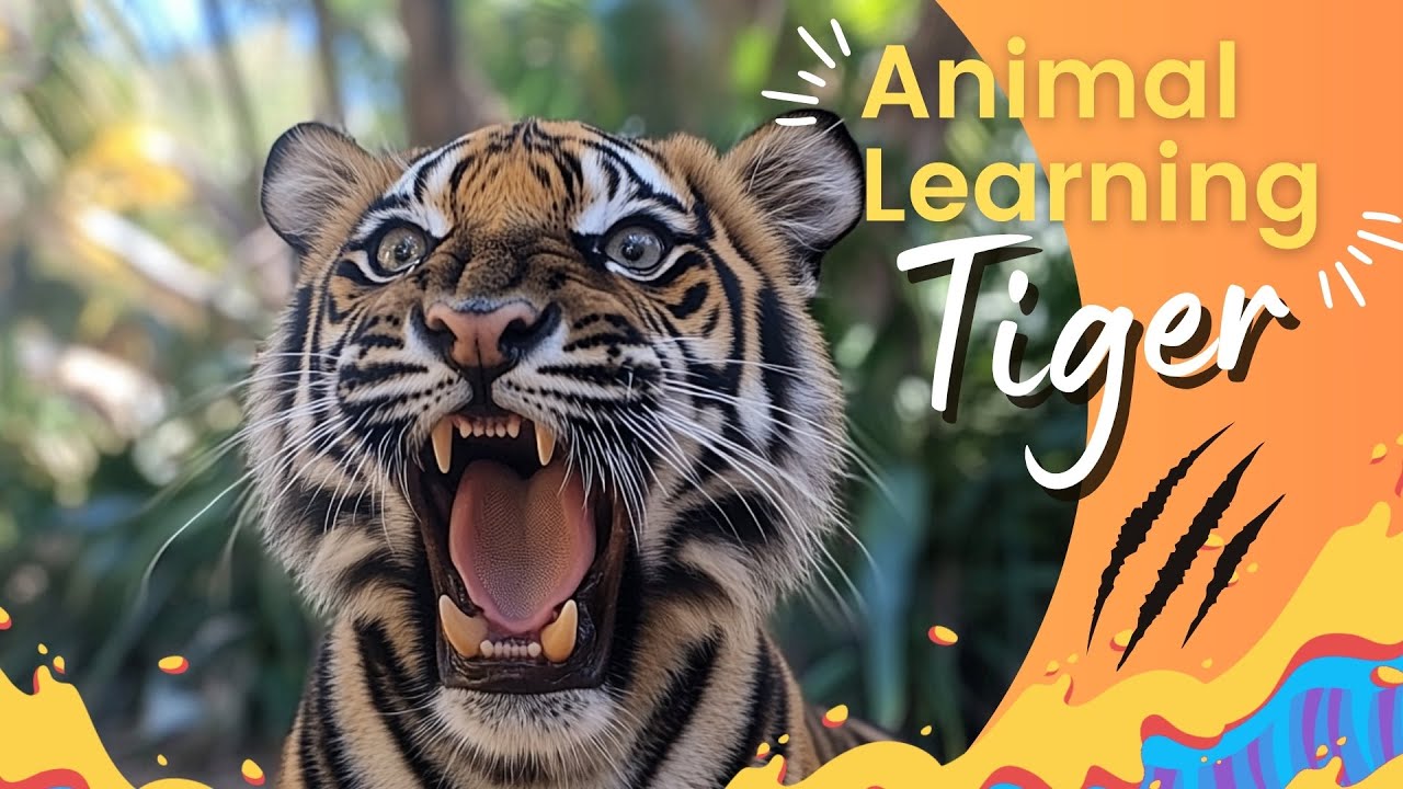 All About Tiger For Kids 🐯🐾 | Tiger Fun Facts 🧐🐅 | Learning Tiger | Wildlife Tiger | Tiger Kingdom