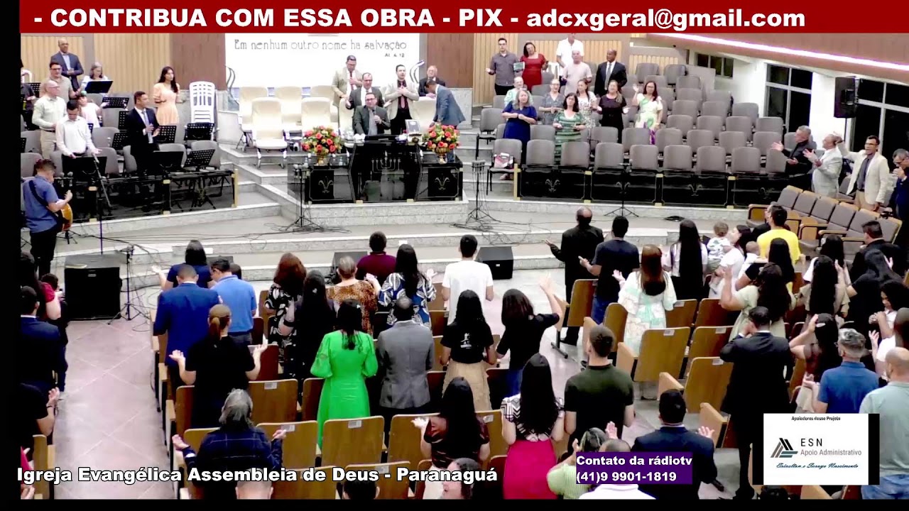 CULTO DE CELEBRAÇÃO AO SENHOR. 15/02/26