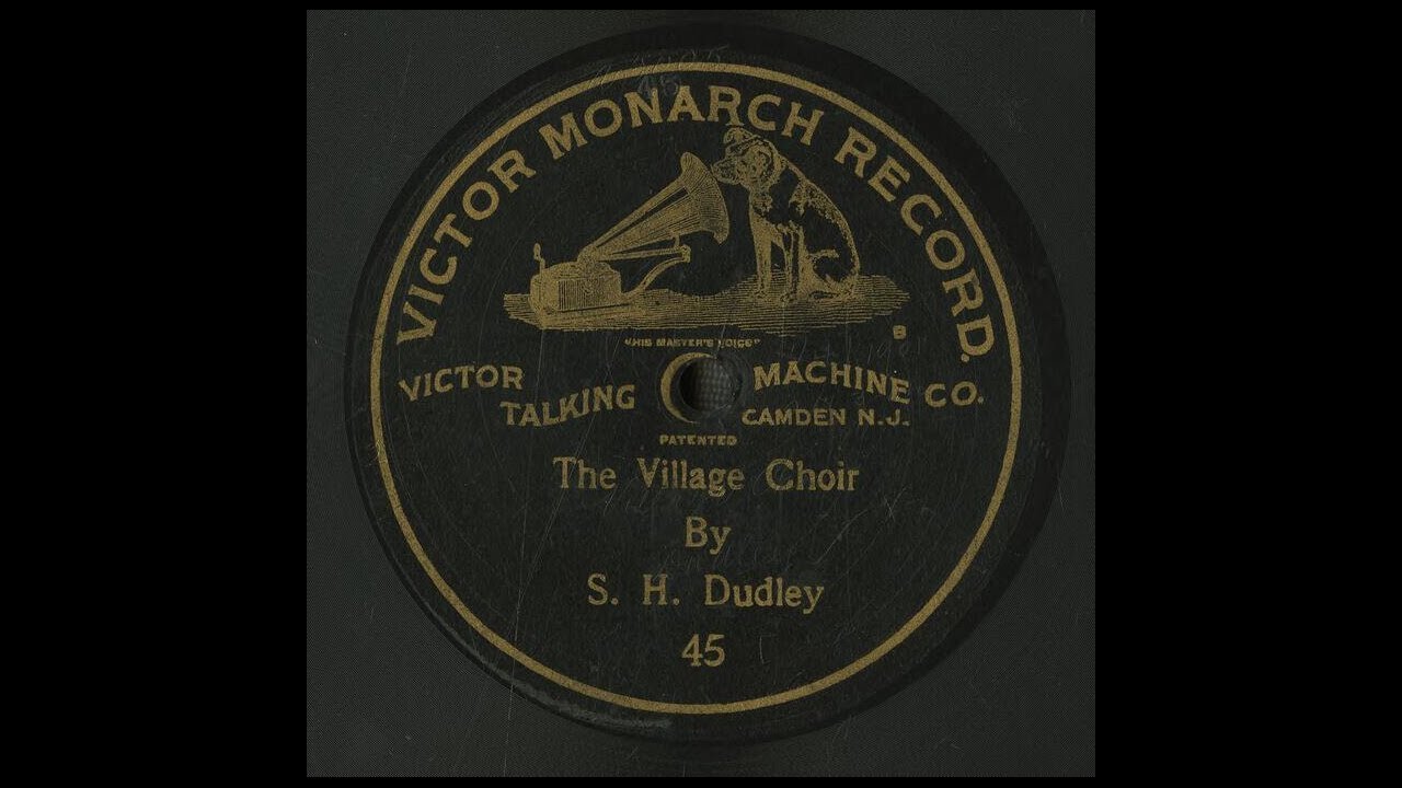The village choir #1901 #vinyl shellac records
