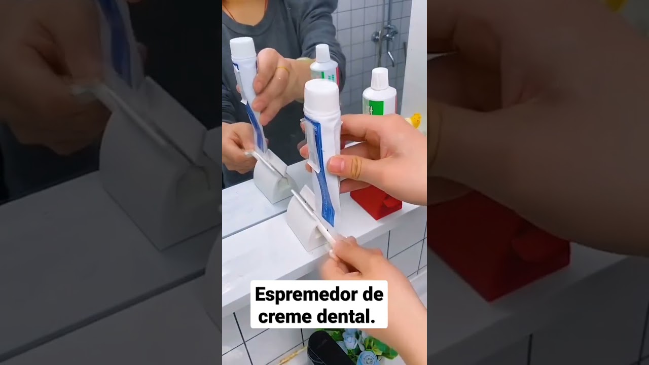 Espremedor de creme dental. #sorriso #cremedental #utilidadesdomesticas