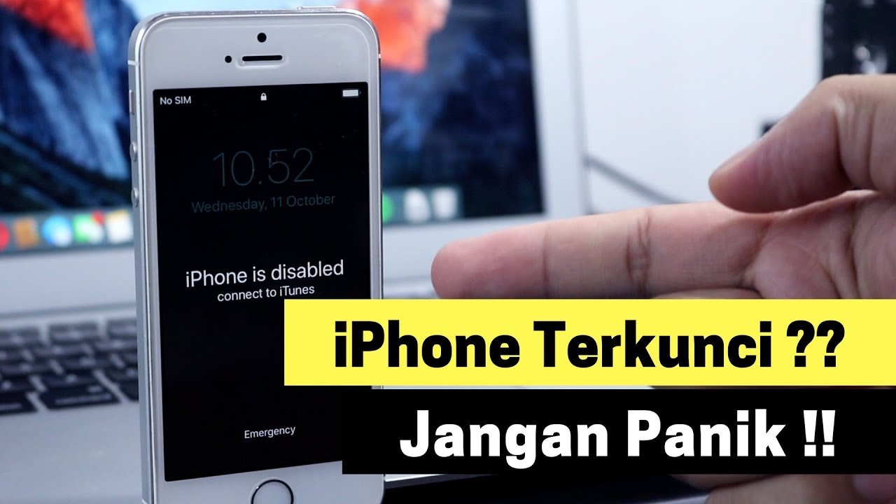 Cara Membuka iPhone yang Terkunci (iPhone is Disabled)