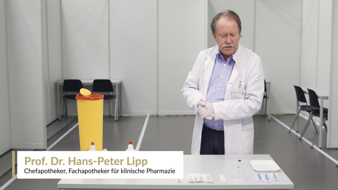 Biontech-Impfstoff Vorbereitung