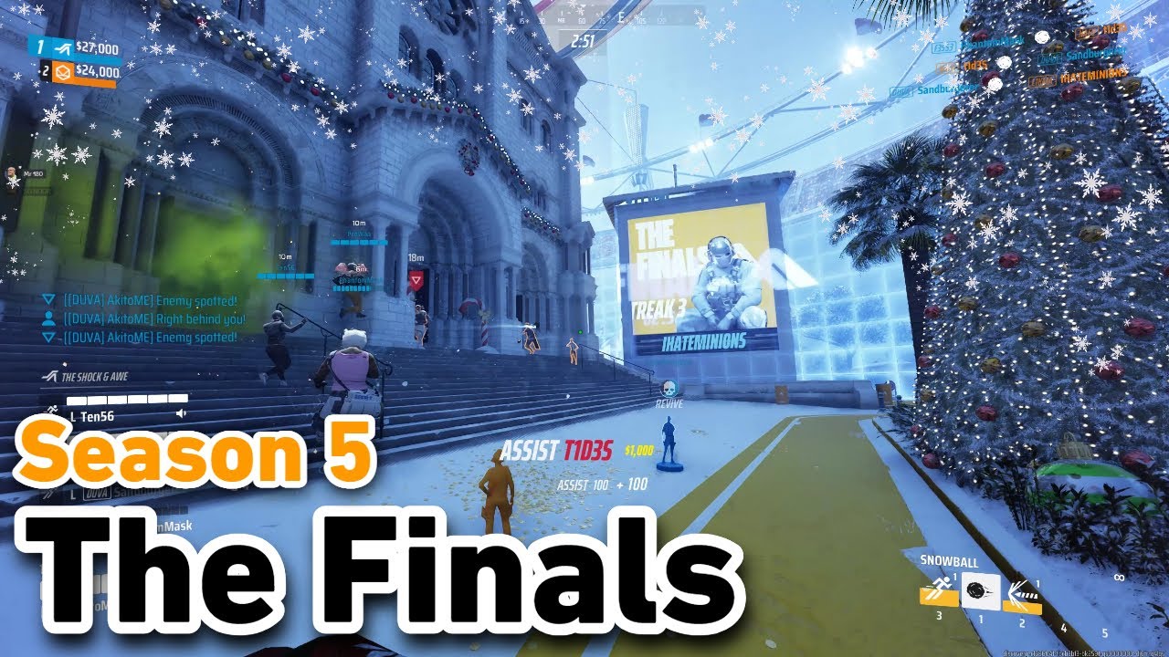 SNOW BALL FIGHT! - The Finals Season 5 Gameplay #2
