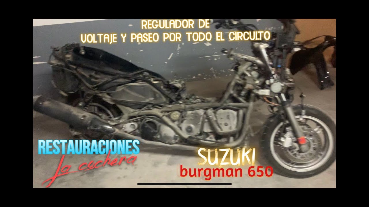 Regulador de voltaje de Suzuki Burgman 650 y paseo rápido por el sistema eléctrico 😊