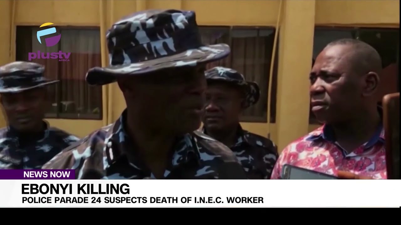 Ebonyi Killing:  Police Parade 24 Suspects Death Of INEC Worker