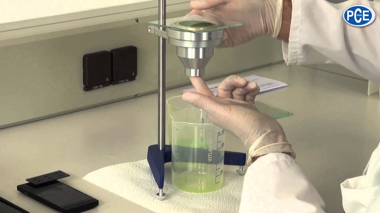 Guide rapide de la coupe de viscosité  PCE-127