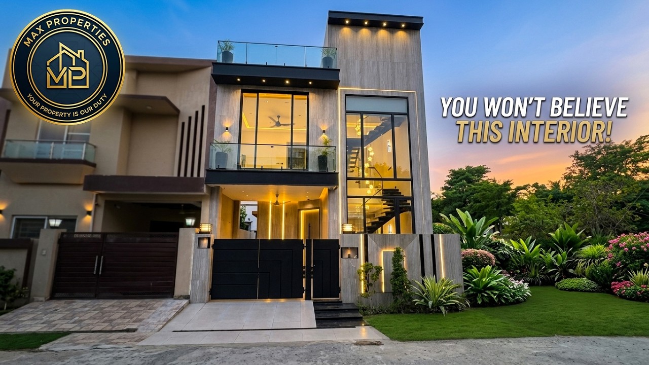 This 5 Marla Designer House Looks Normal&hellip; Until You See Inside! | DHA Lahore