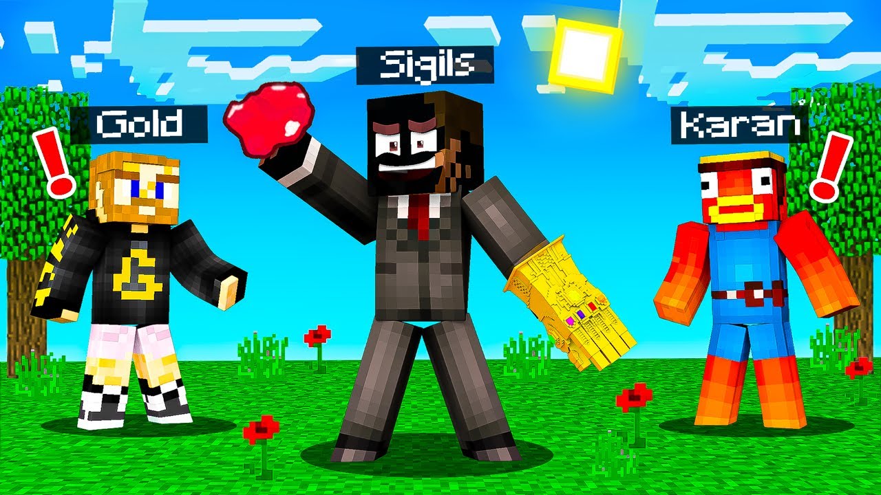 Finding INFINITY STONES in Minecraft