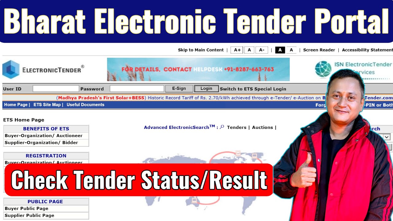 How to Check Online Tender Status on bharatelectronictender.com | #dsc_guru2023