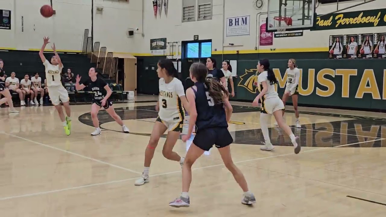 San Marin jv girls vs Marin Catholic 1st half