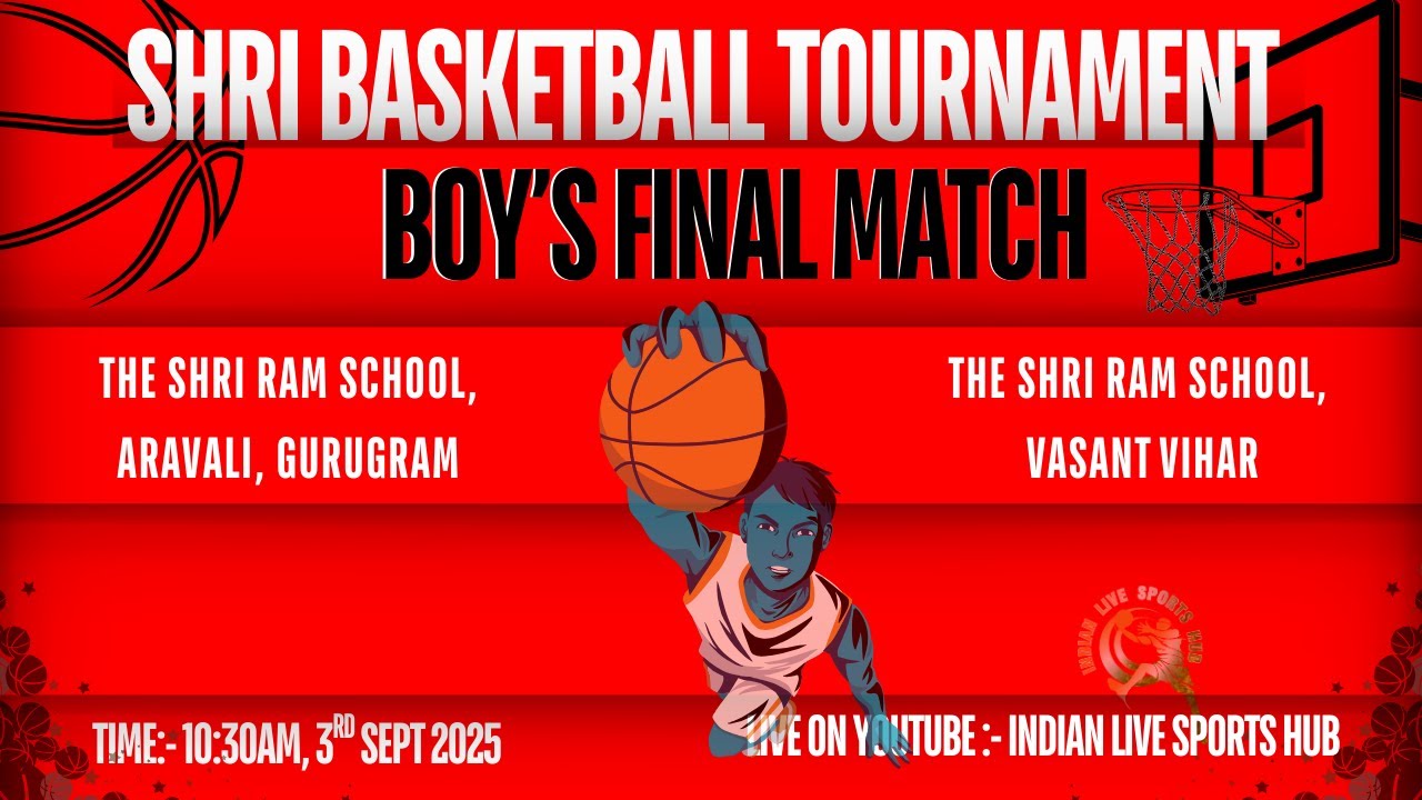 LIVE 🔴 FINAL MATCH || THE SHRI RAM SCHOOL, ARAVALI VS THE SHRI RAM SCHOOL, VASANT VIHAR