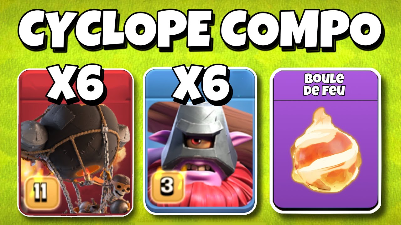 Cyclope HDV17 : La Meilleure Composition d'Attaque sur Clash of Clans ! 🔥