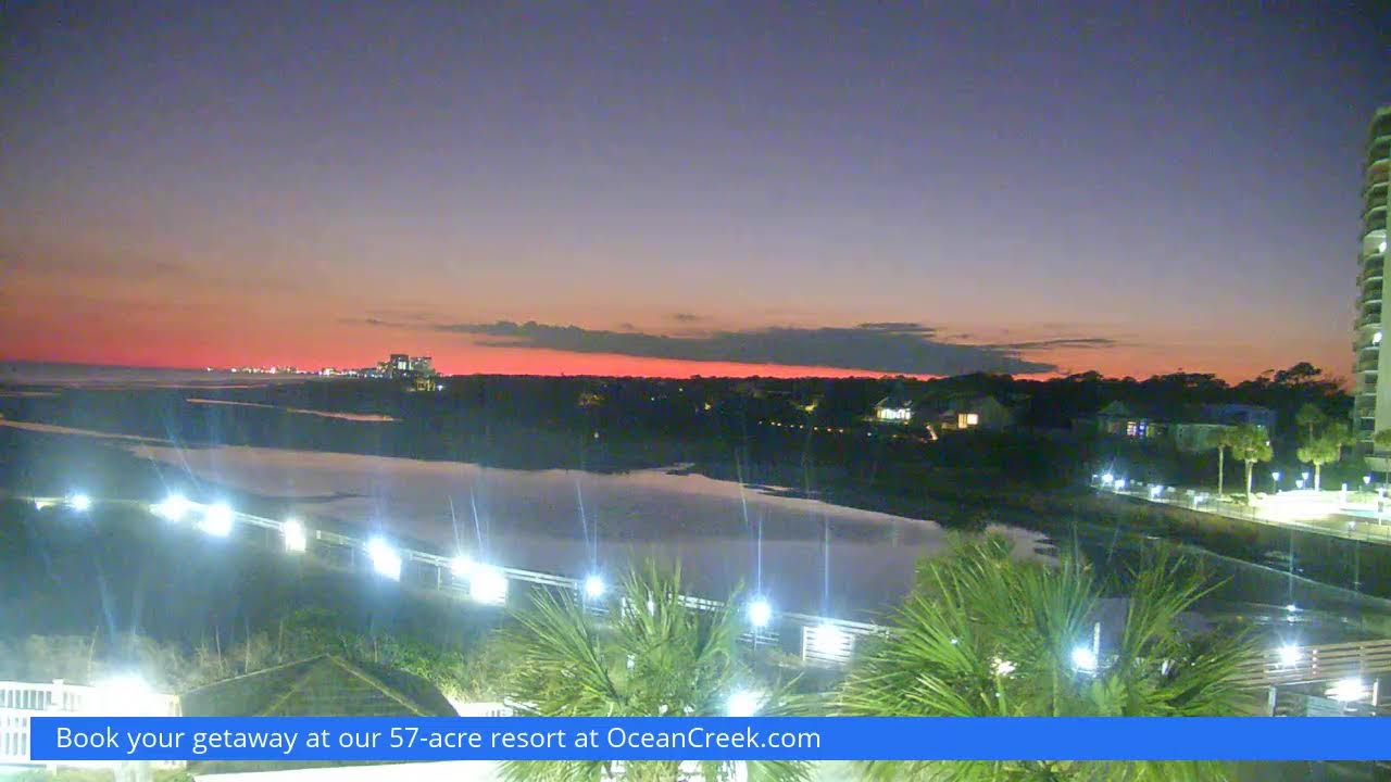 Ocean Creek Resort Myrtle Beach Sunset 01/26/2026