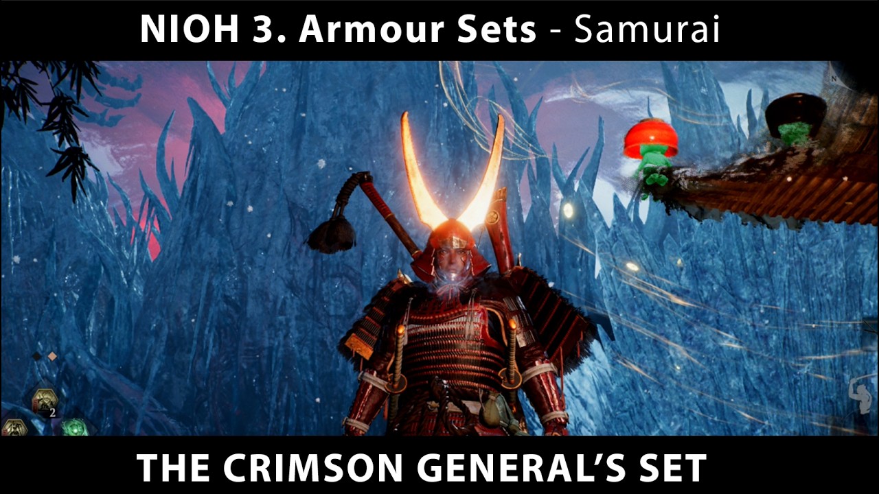 Nioh 3. The Crimson General Armour Set.