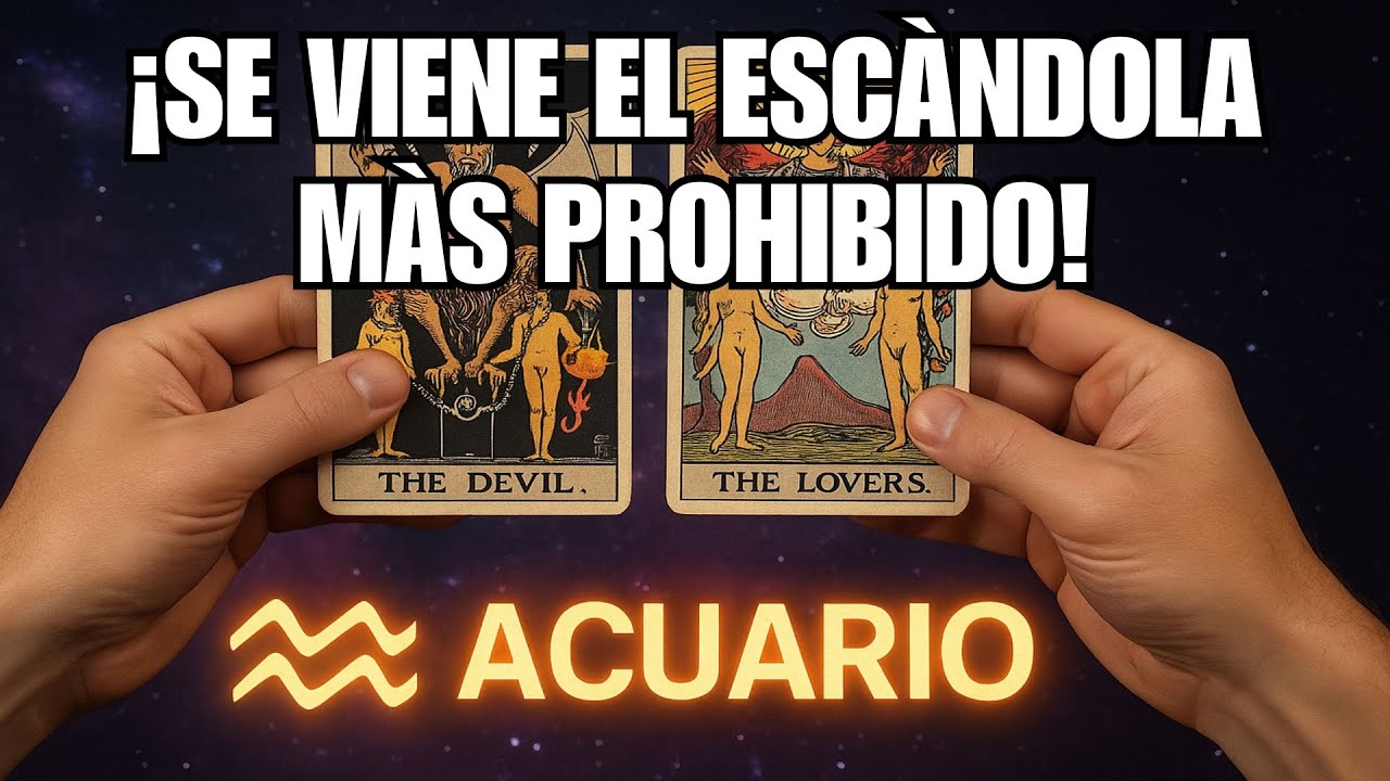 ACUARIO♒TE VAS A ATRAGANTAR CON ESTA VERDAD😖: ESA PERSONA TE DESEA DE UNA MANERA PROHIBIDA 🤯🔥