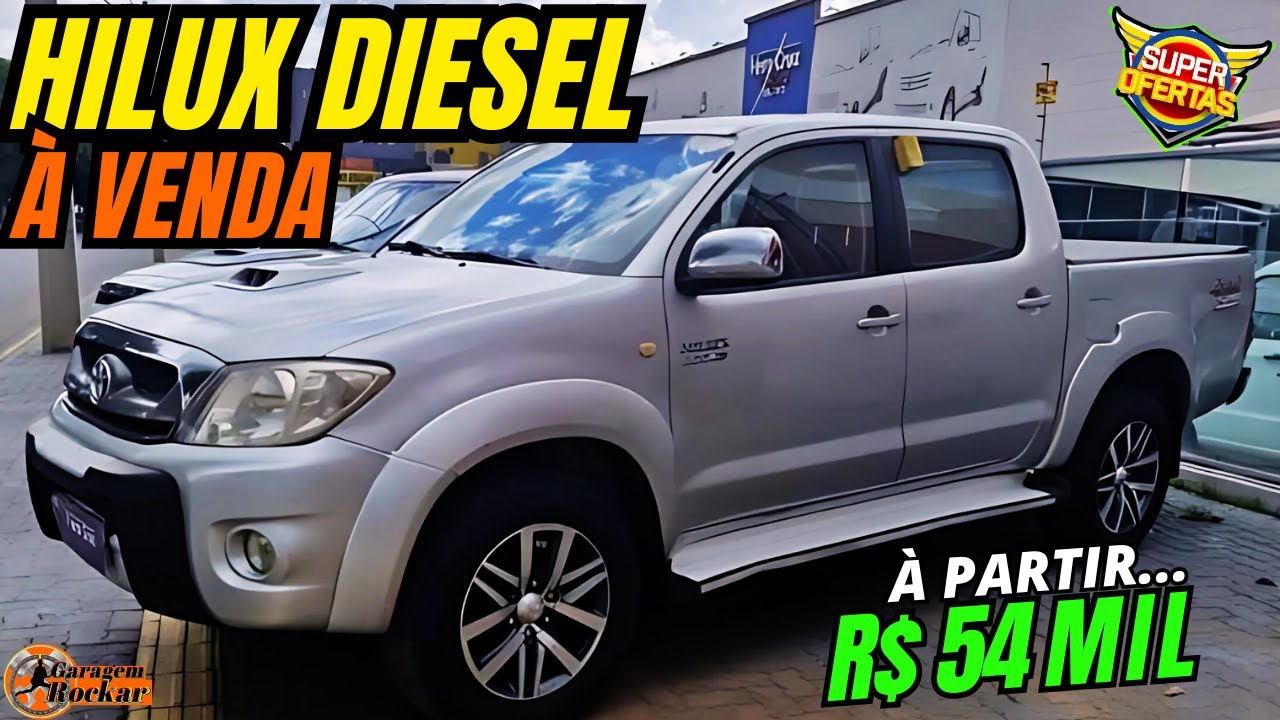 TOYOTA HILUX SRV DIESEL 4X4 BARATA a VENDA à PARTIR DE 54 MIL #toyotahiluxbarata #hiluxdiesel4x4