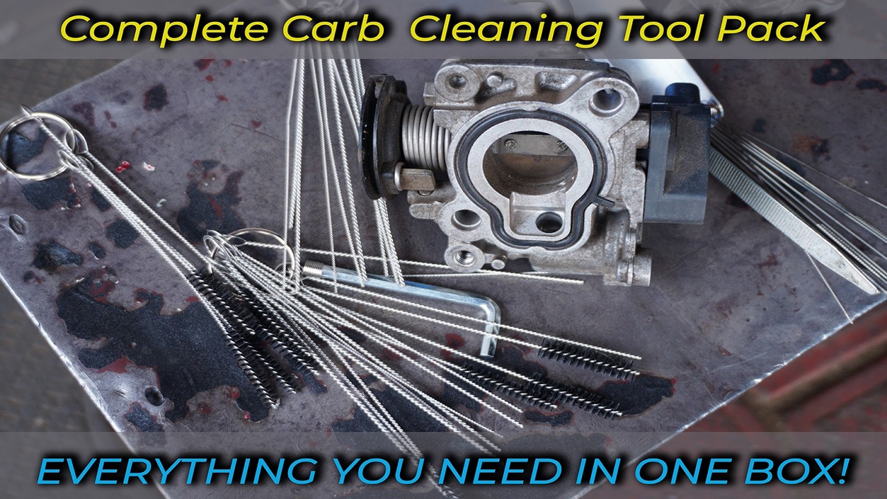 NIKAVI CRCB01 – 4 Set Carburetor Carbon Dirt Jet Remover Kit#NIKAVI #CRCB01 #CarburetorJetRemover