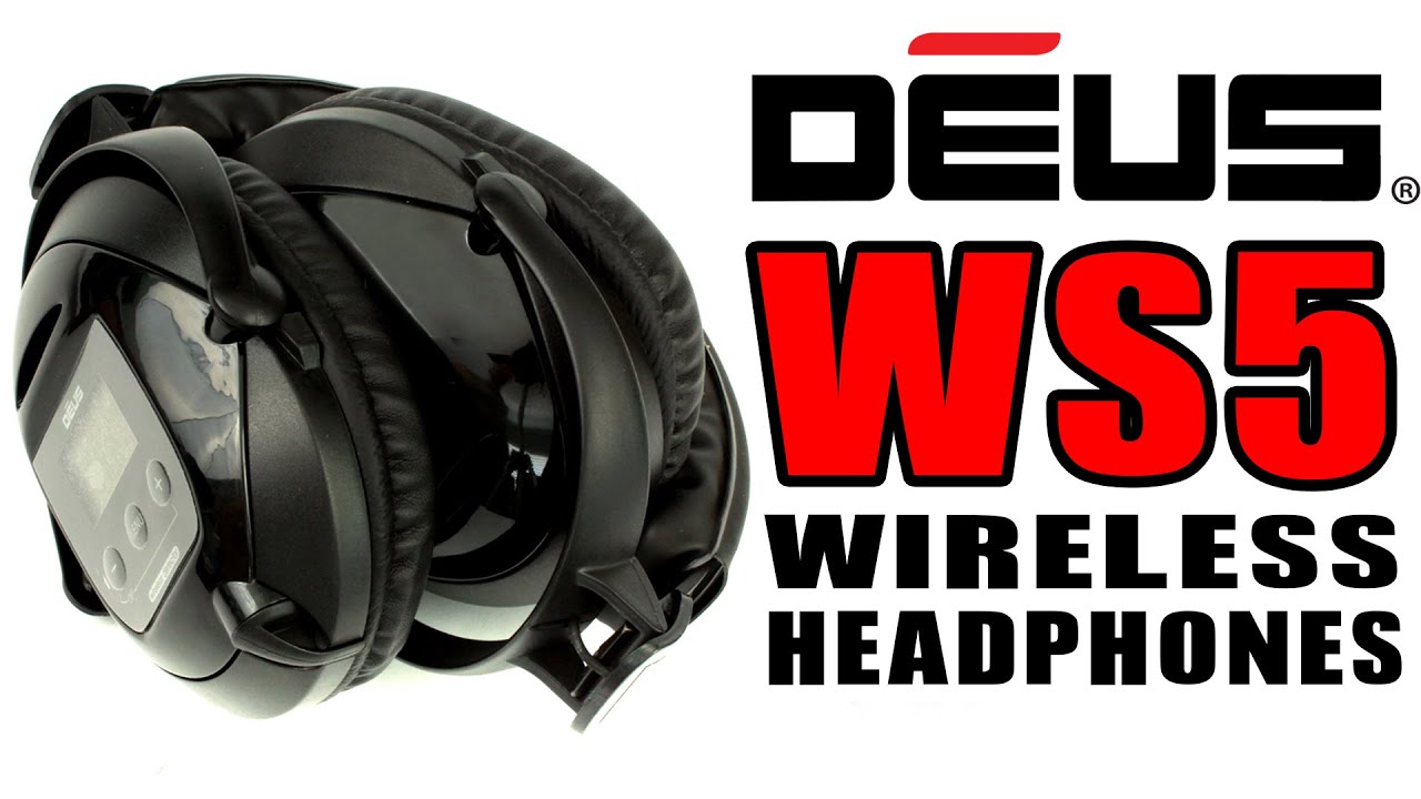 WS5 Wireless Headphones for the DEUS XP Metal Detectors