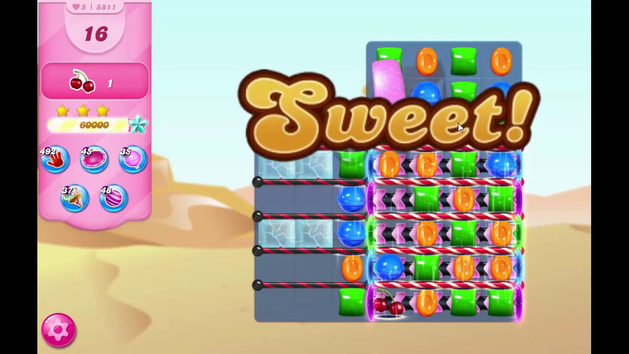 Candy Crush Saga Level 8811 To 8813