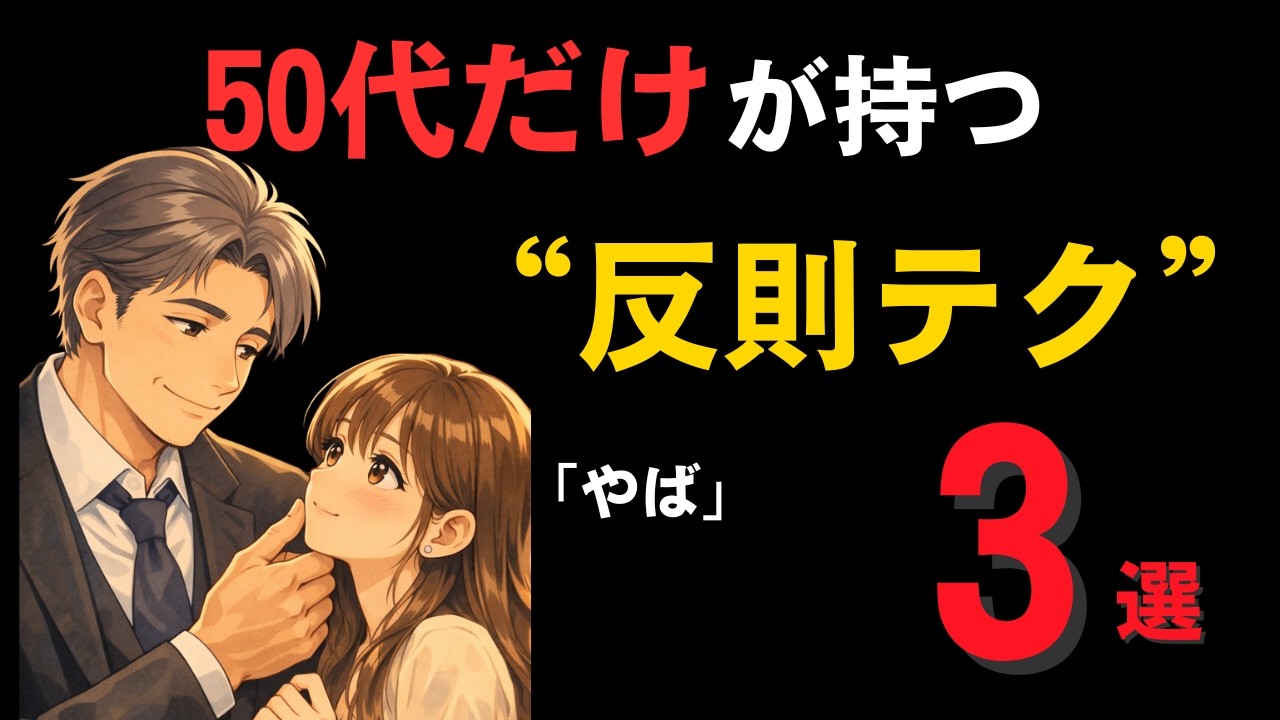 【恋愛心理】モテる50代の意外すぎる共通点　若い女性を落とす反則テク【雑学】