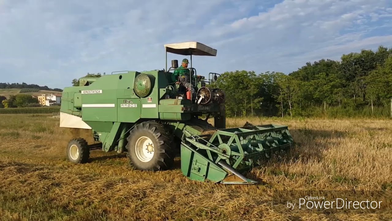 FINALMENTE SI TREBBIA ANCHE DA ME...CON ARBOS 125 IDROSTATICA | JOHN DEERE 6520 | CAMPAGNA ORZO 2018