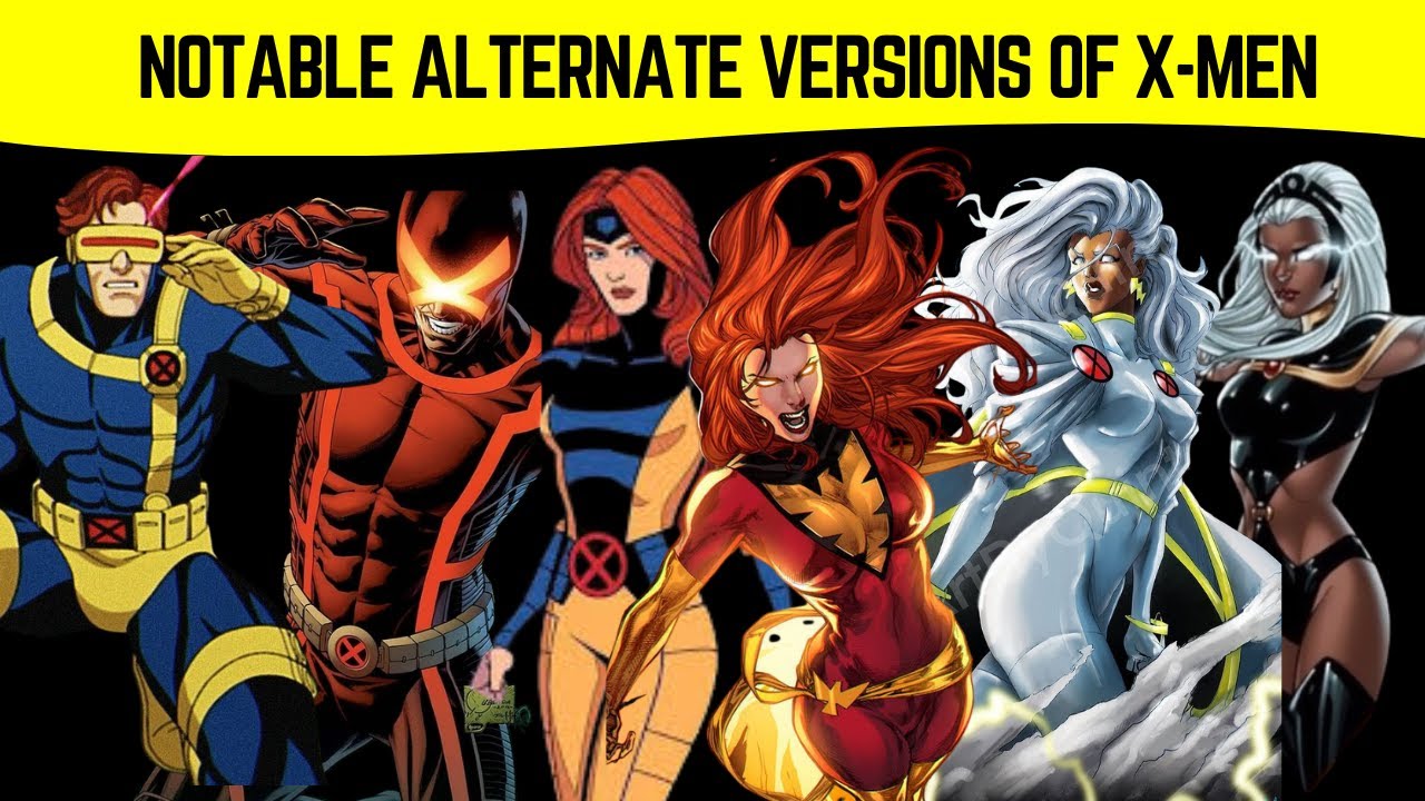 Notable Alternate Versions of X-men #viral #viralvideo