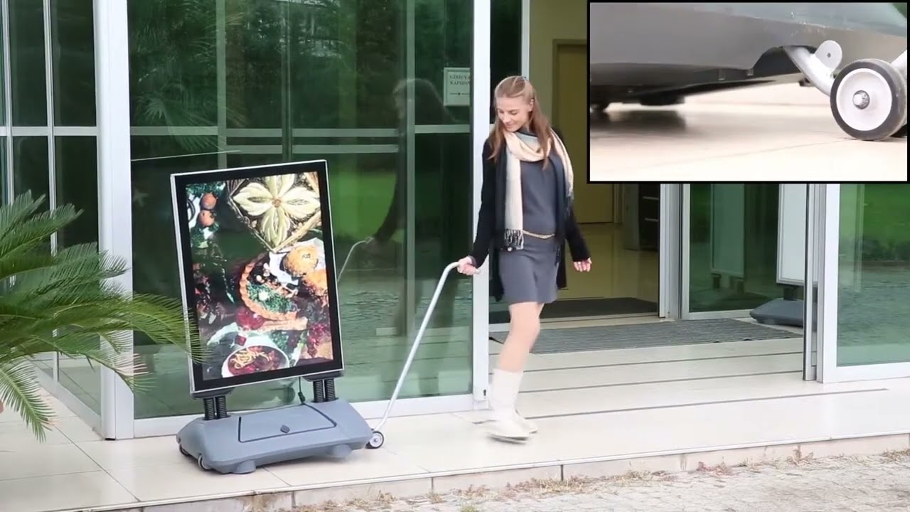 Transporthilfe f&uuml;r LED Kundenstopper
