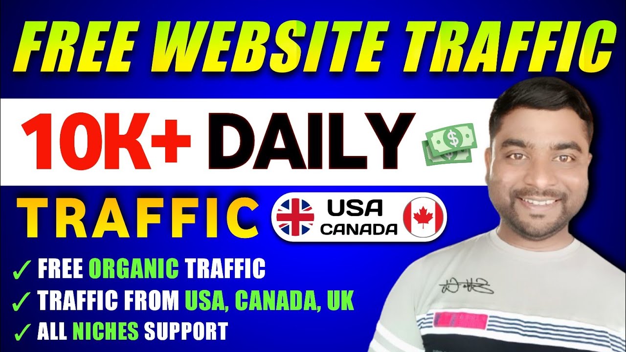 🇺🇲 USA & 🇨🇦 CANADA Free High Organic Traffic Sources For Your Website | Website Traffic Source 🔥