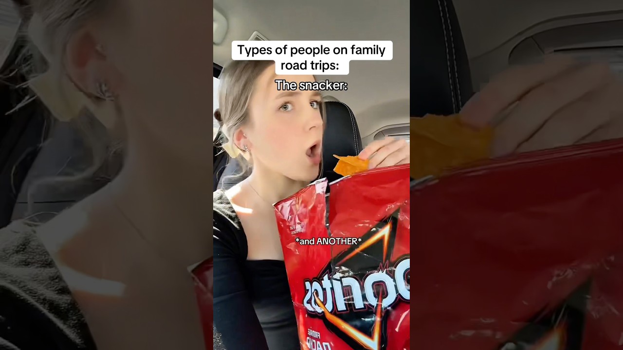 The different types of people on family road trips #pov #comedy #relatable #skit
