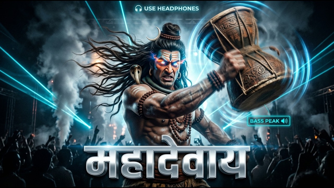 Mahadevaya Vidmahe 🎧 Heavy Industrial Techno | Hindi Mantra Bass Boosted | Divine DJ India