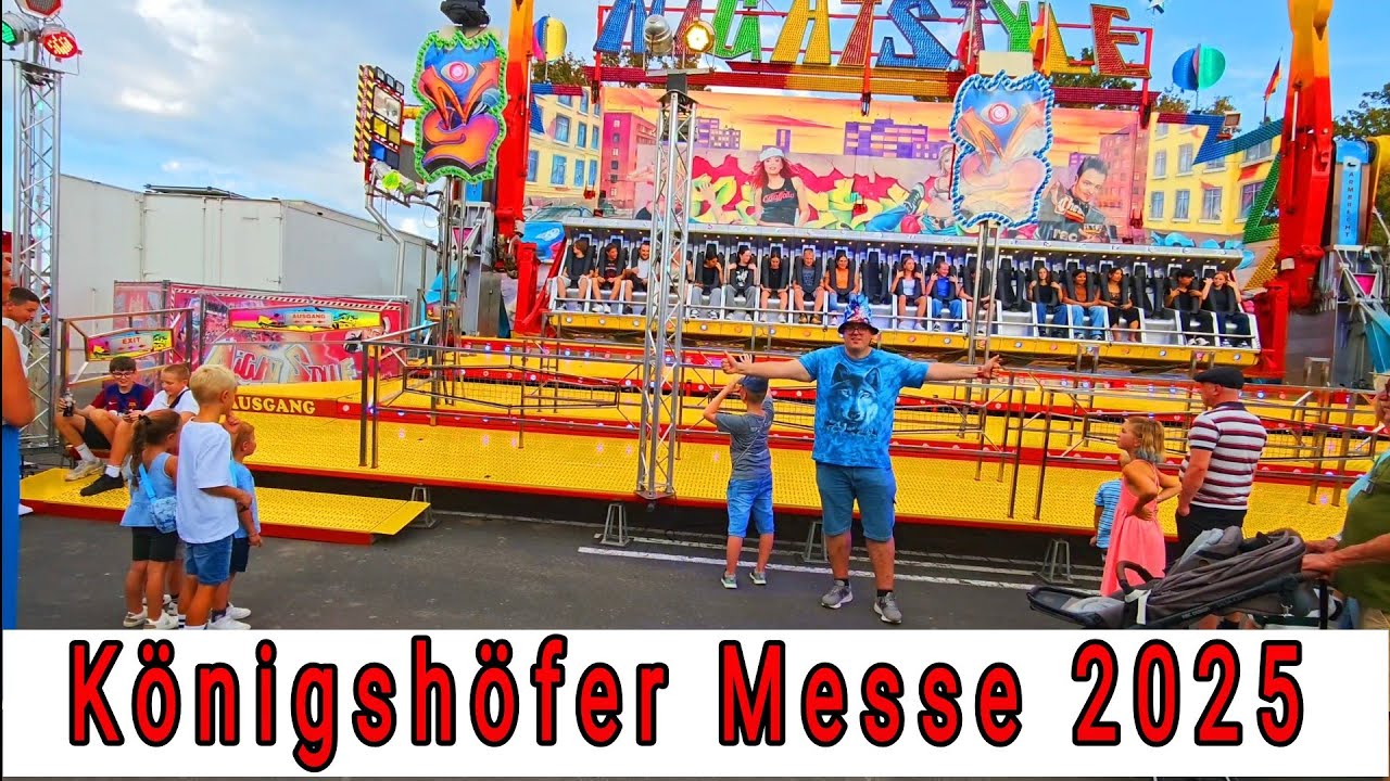 Königshöfer Messe 2025 Kirmes Volksfest bei Lauda-Königshofen Unterwegs mit Justus König J.K