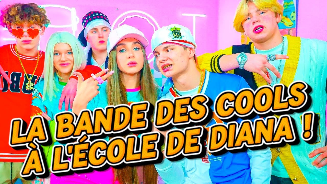 LA BANDE DES COOLS À L'ÉCOLE DE DIANA ! | Transformation LA BANDE DES COOLS !