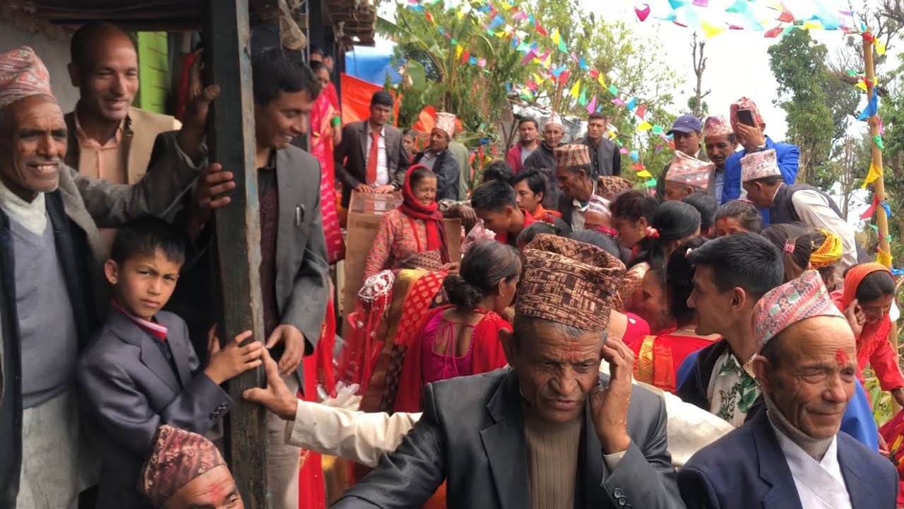 Nepali Marriage ceremony With Panche Baja Dance (बैबाहिक समारोह)