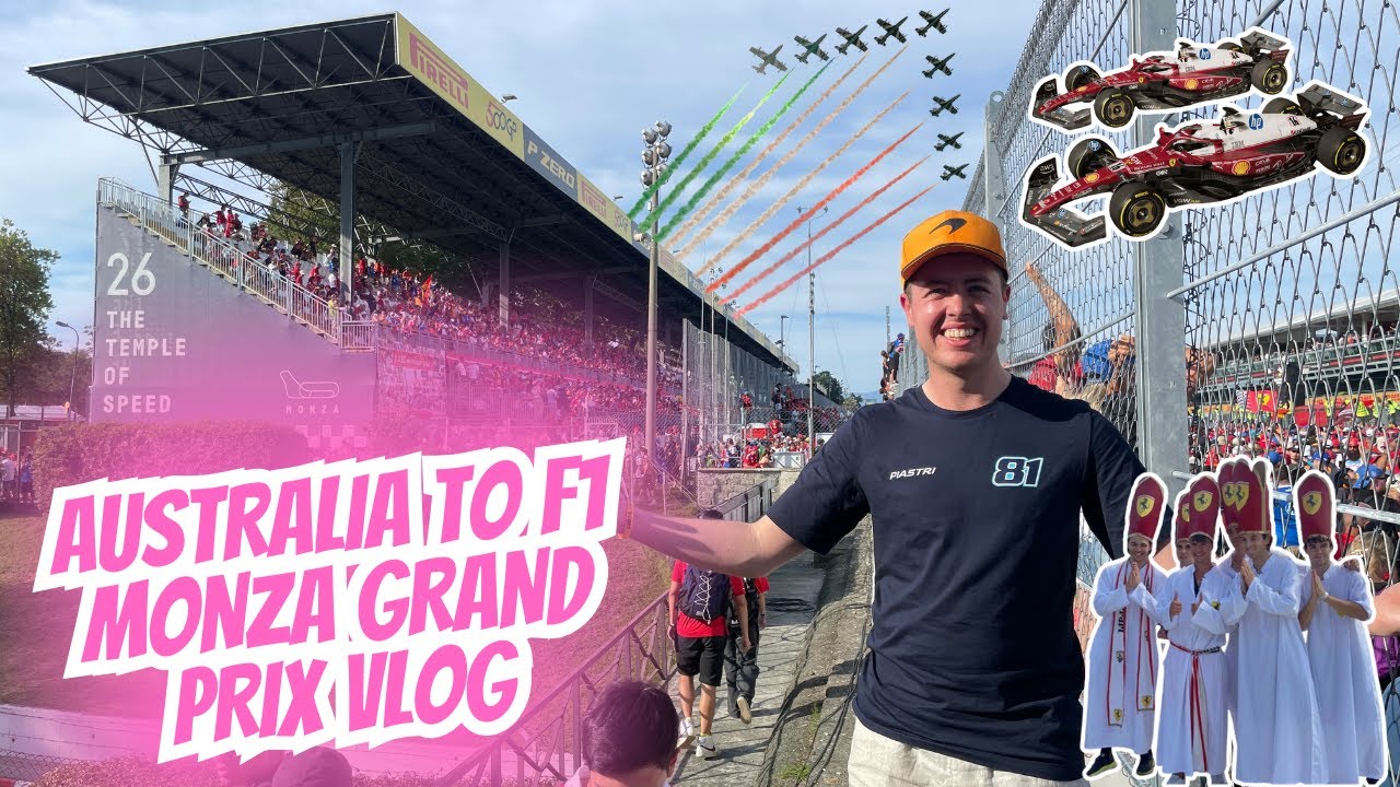 Travelling To Monza from Australia For Lewis Hamilton's 1st Ferrari Monza Race!! 2025 F1 Monza GP