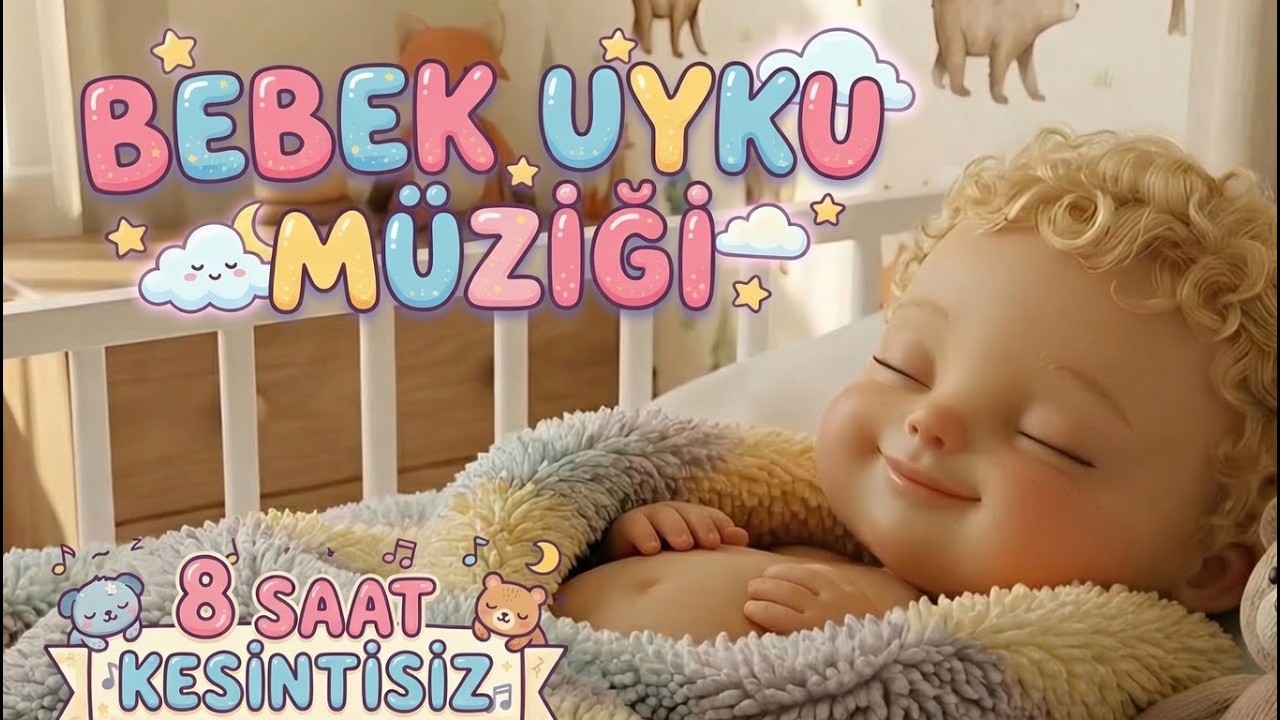 8 Hours Baby Sleep Music – Calm Lullaby for Babies 🌙