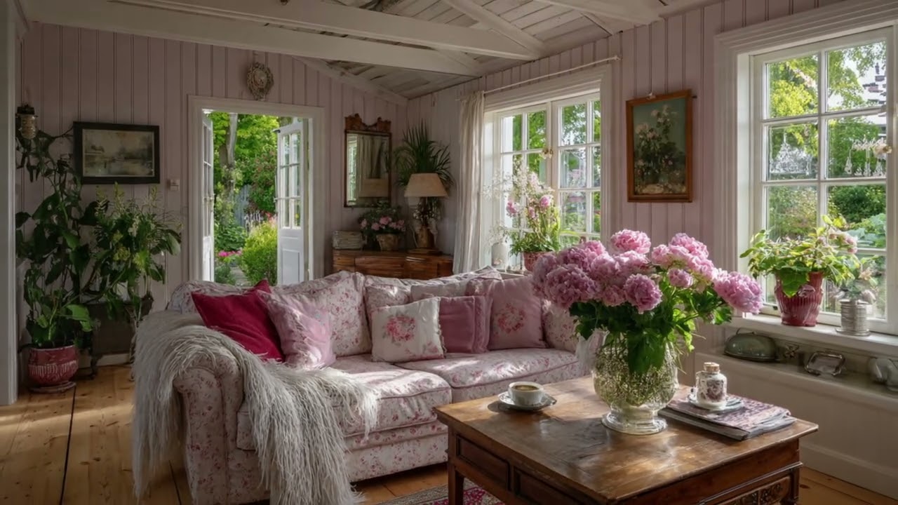 Cozy Country Living: Blending European Farmhouse Charm with American Interiors