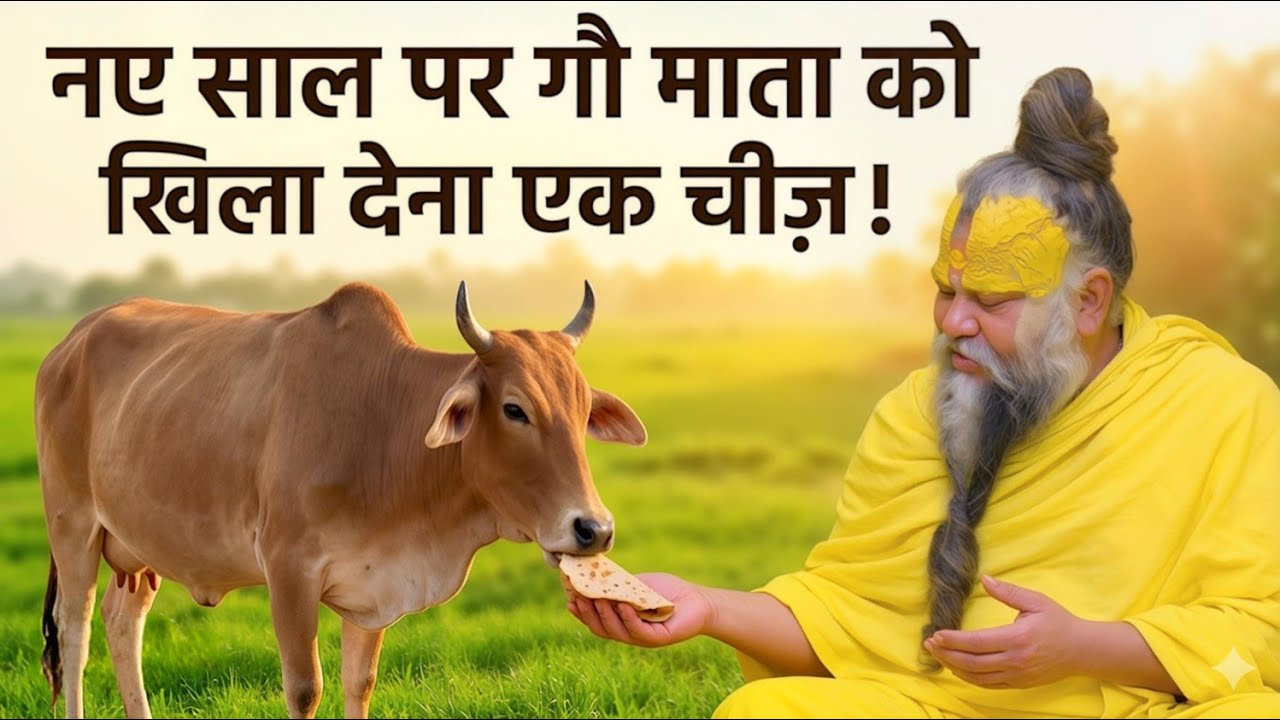 नया साल 2026 पर गौ माता को चुप चाप खिला देना यह एक चीज। धन की होगी बारिश। Premanand Ji Maharaj