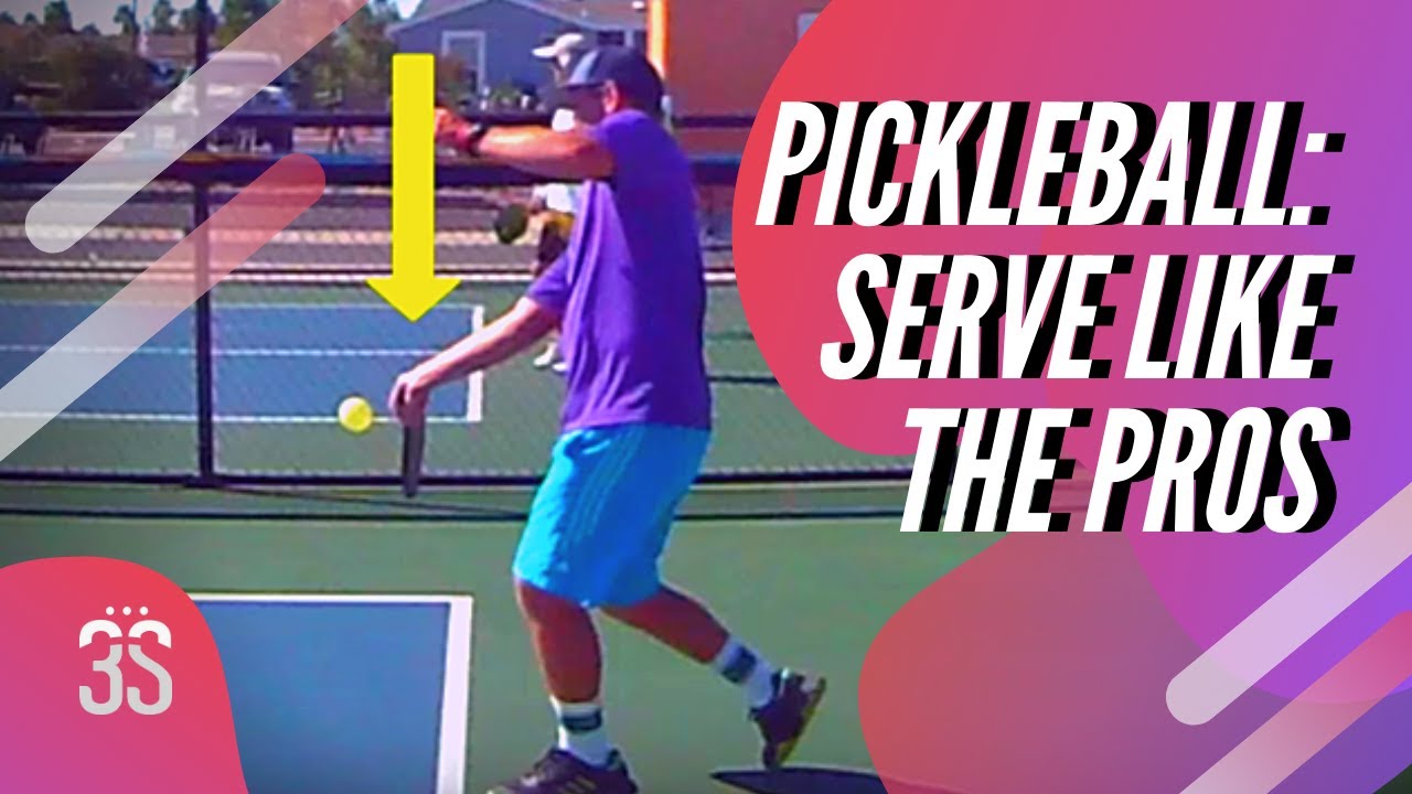 Pickleball Pro Serving Technique