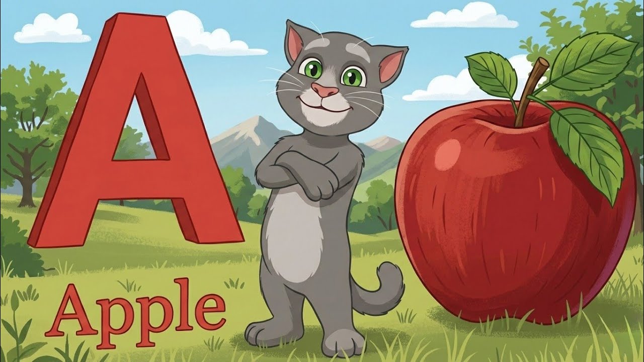 Learn ABCs & Phonics 🦁 A to Z Alphabet Song for Kids | A for Apple B for Ball बच्चों की पढ़ाई