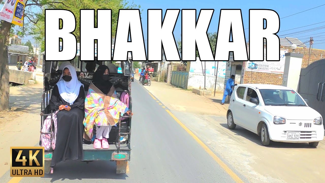 🇵🇰 Bhakkar City 2025 - Scenic Driving Tour in 4K