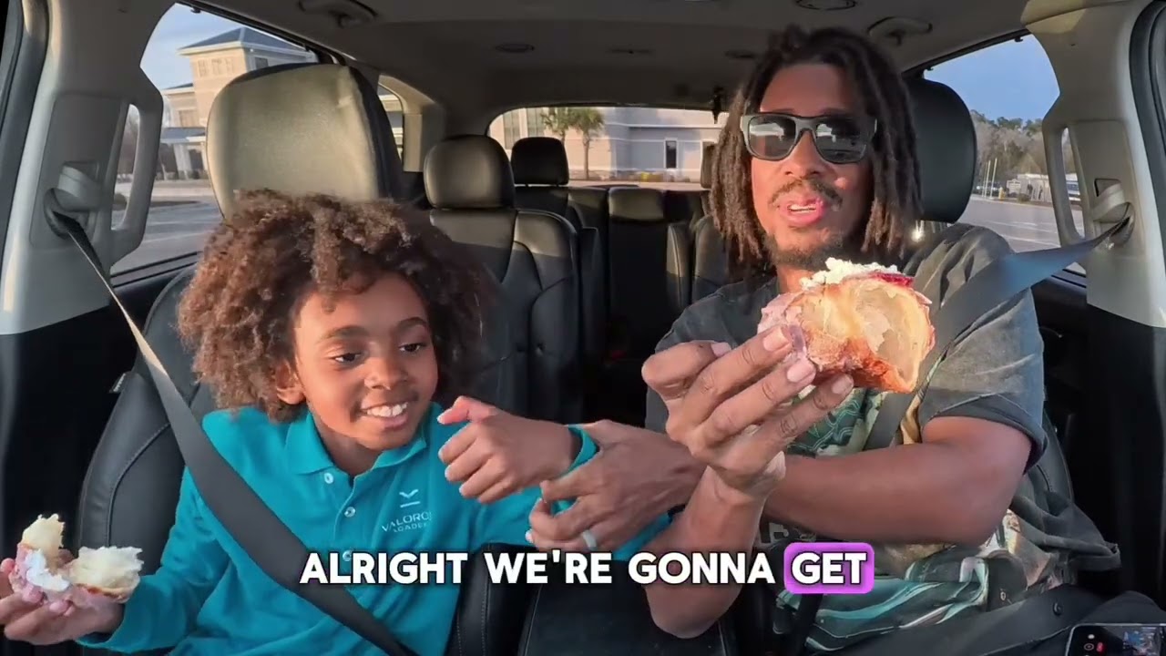 Daughter Dad Donut Taste Test