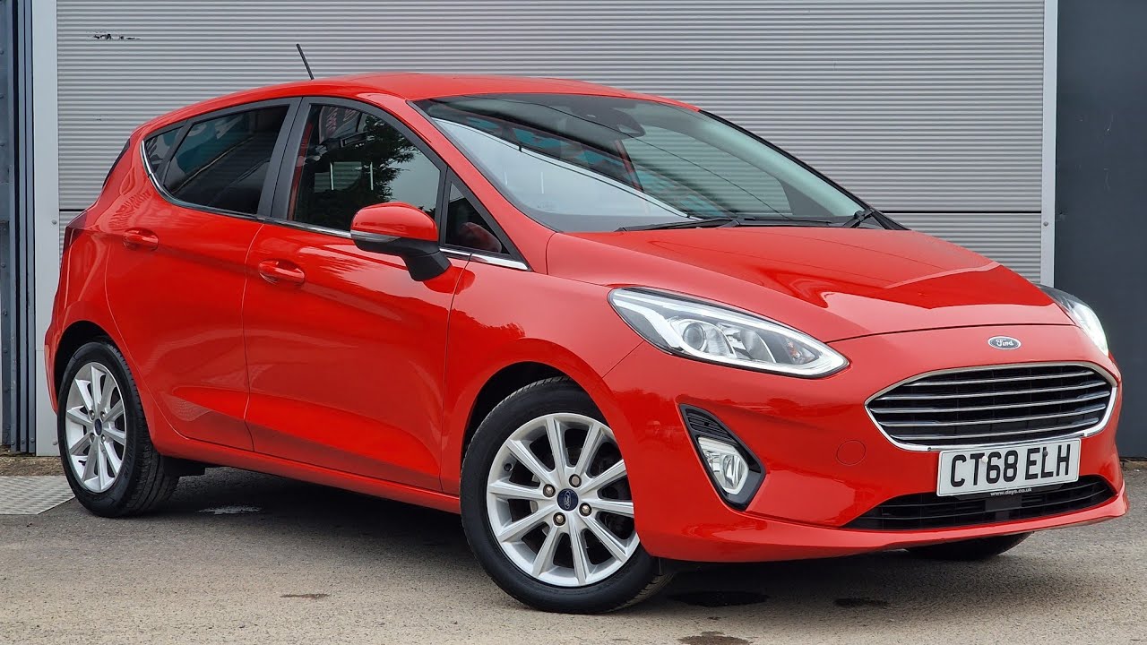 2019/68 Ford Fiesta 1.0T EcoBoost Titanium Auto Euro 6 (s/s) for sale at A.T Car Sales - Corby