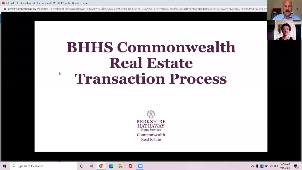 BHHS Commonwealth Real Estate Transaction Process (MA Only)