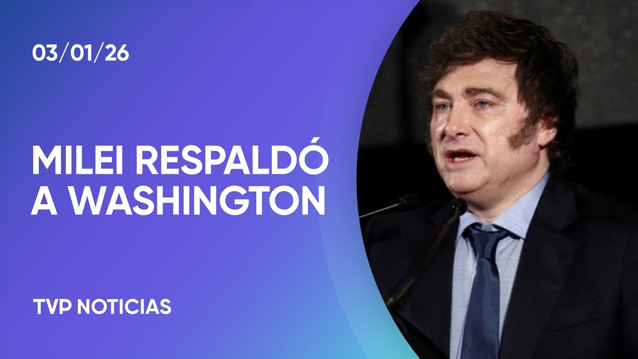 Javier Milei reaccion&oacute; al ataque en Caracas: &ldquo;El mundo es un lugar m&aacute;s seguro&rdquo;