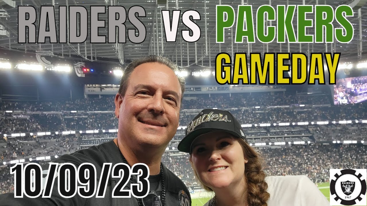 Las Vegas Raiders vs Green Bay Packers Gameday Experience 10/09/2023