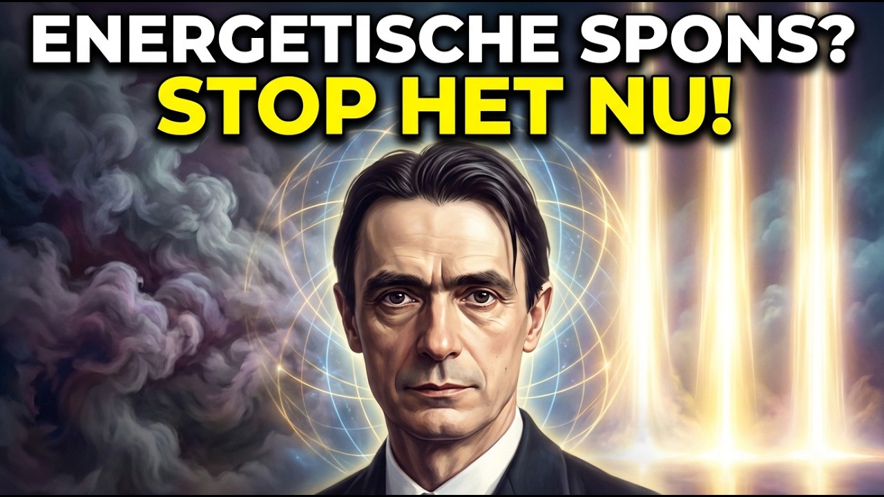 Ben jij een ENERGETISCHE SPONS? Rudolf Steiner's 4 stappen om je ziel te beschermen!
