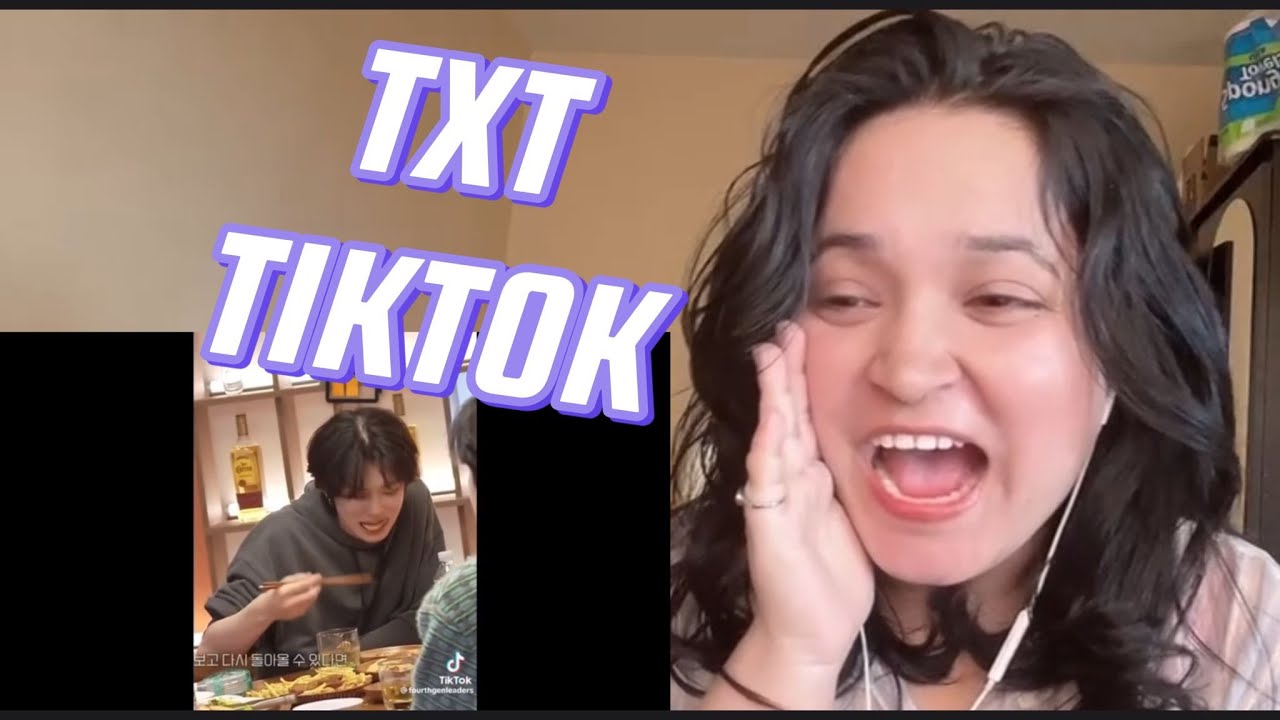 Watching TXT TikTok Edits For The First Time! | REACTION to TXT