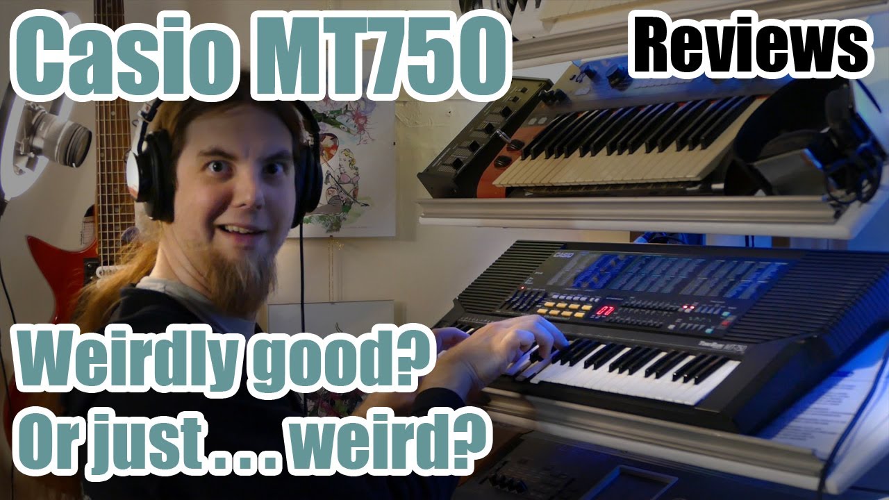 The Casio MT750 - A keyboard with a really simple (but weird) editor!