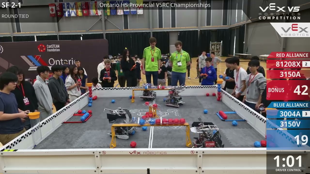 Ontario Regionals : Ontario - SF #2-1 - 81208X & 3150A vs 3004A & 3150V - Auton + Driver